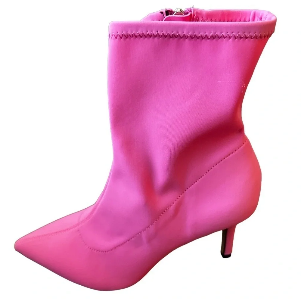 New ELOQUII Neoprene Ankle Boots Size:8W👢